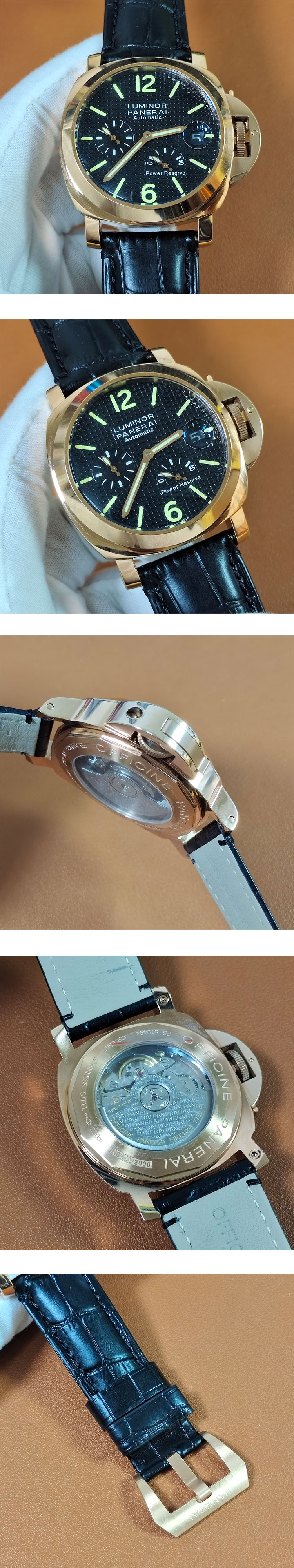 【クライアントサービス優しい店舗】 パネライコピー ルミノール パワーリザーブ 44ｍｍ PAM00241