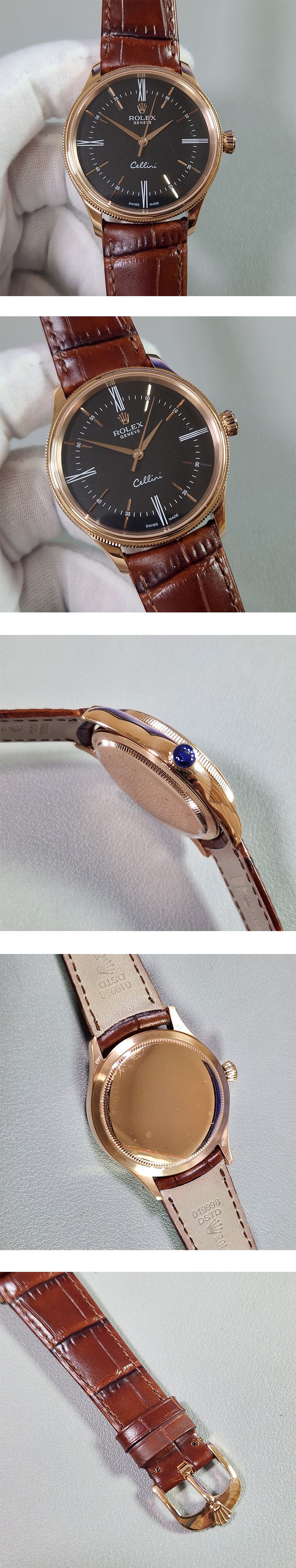 ブランドスーパーコピーロレックス チェリーニ タイム M50505-0008 ホワイト 3132 ムーブ搭載！39mm