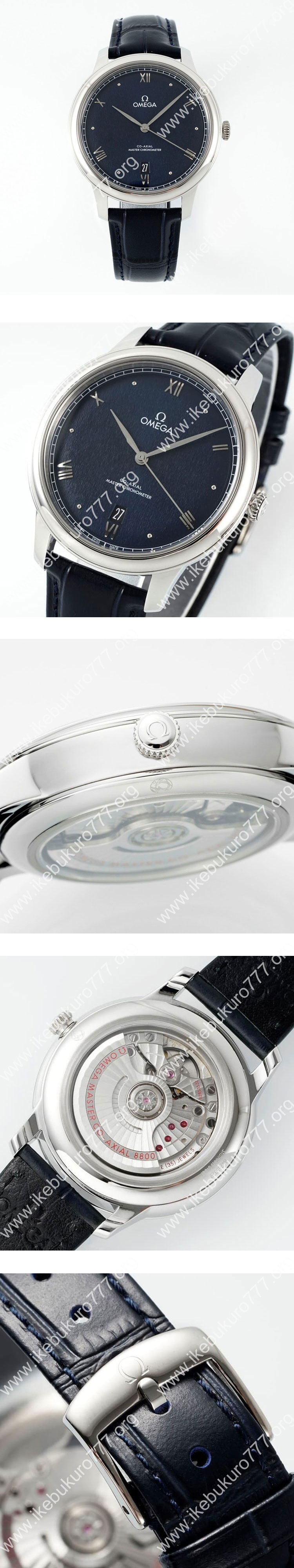 【MKS製 8810搭載】オメガコピー デ・ヴィル プレステージ 434.13.40.20.03.001 ダークブルー