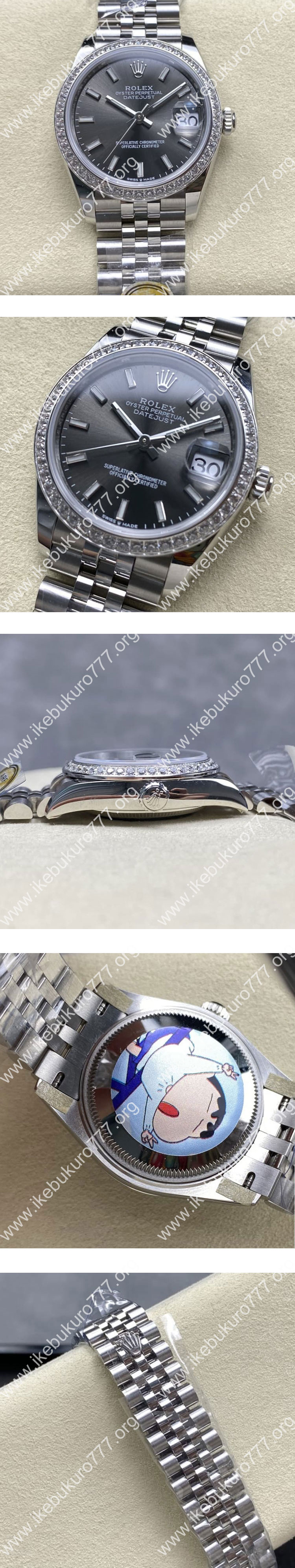 【ARF工場、 2236搭載】ロレックスコピーn級 M278384RBR-0020デイトジャスト 31mm グレー