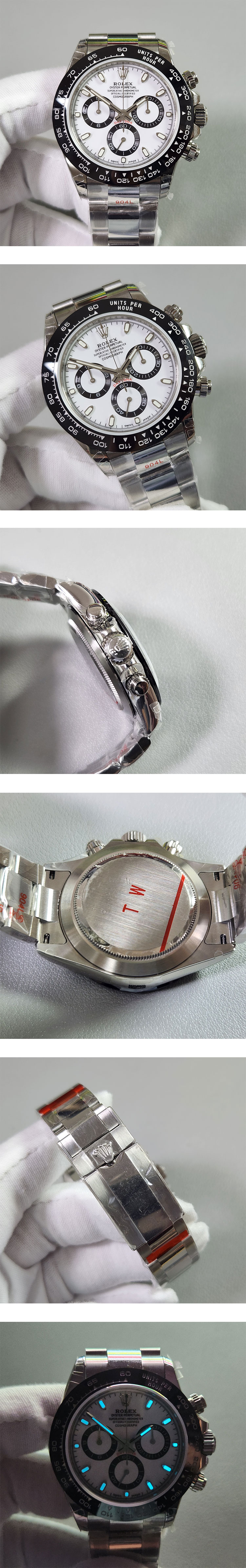 ロレックスデイトナRef.116500LN，Asian7750 ムーブメント搭載 (Noob 最新改良 V10)