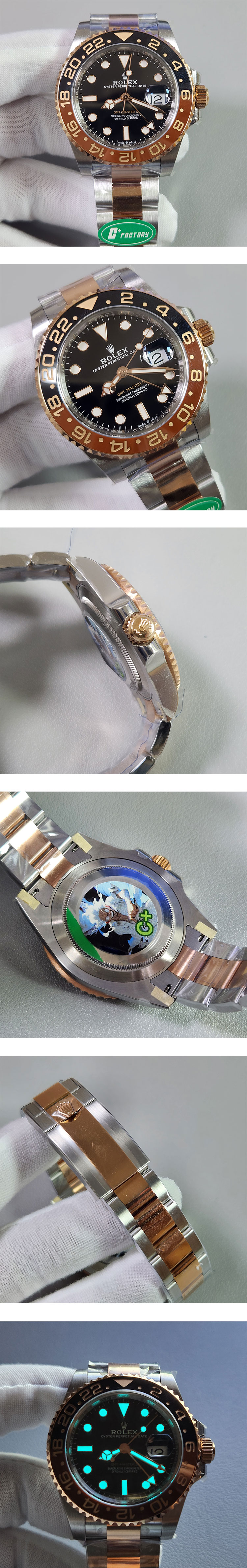 出来栄え綺麗ロレックスGMTマスター M126711CHNR-0002 (C＋製造工場)