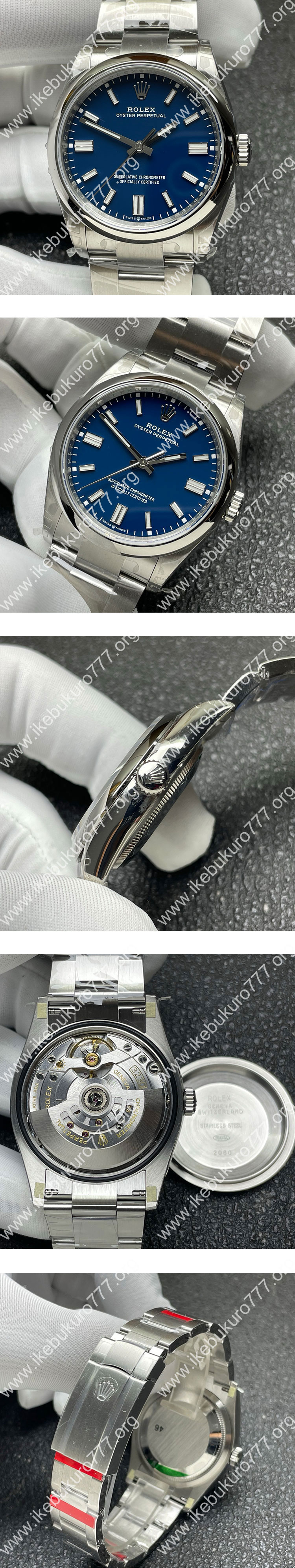 VS製 ロレックスコピー 126000-0015 オイスターパーペチュアル 36mm メッドブルー 3230搭載