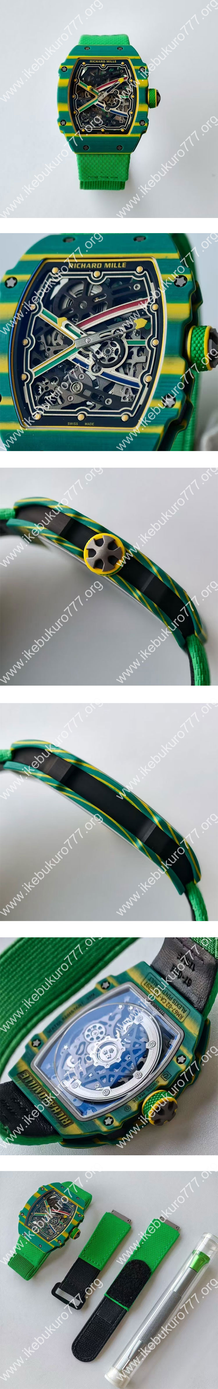 最強のリシャールミルコピー RM67-02 CA-FQ オートマティック ウェイド・バンニーキルク スプリント AV工場