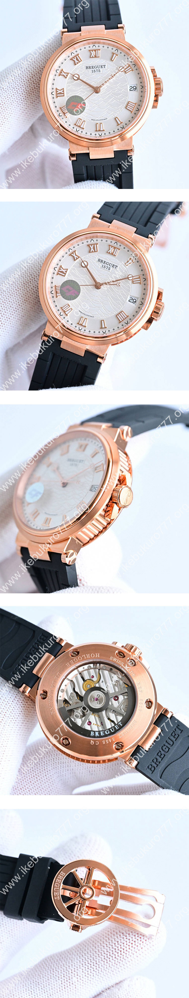 【CF製】 ブレゲコピー マリーン 5517BR/12/5ZU ローズゴールド スーパーコピー