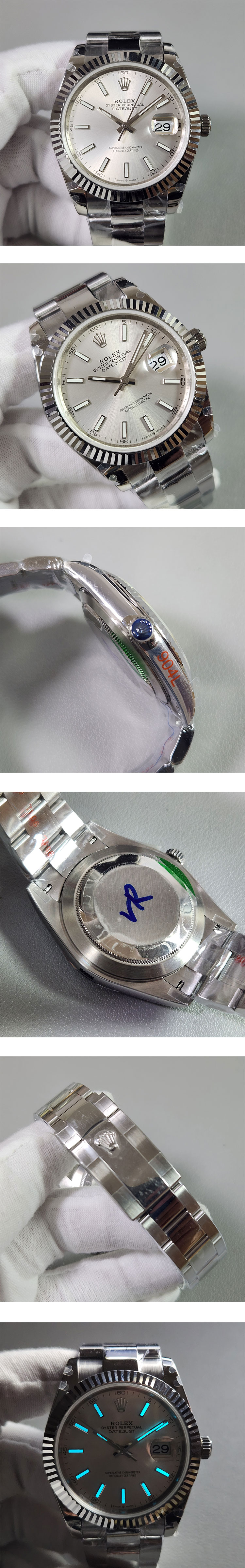 代引きOK商品ROLEXデイトジャスト M126334-0003 (GM製造メーカー)