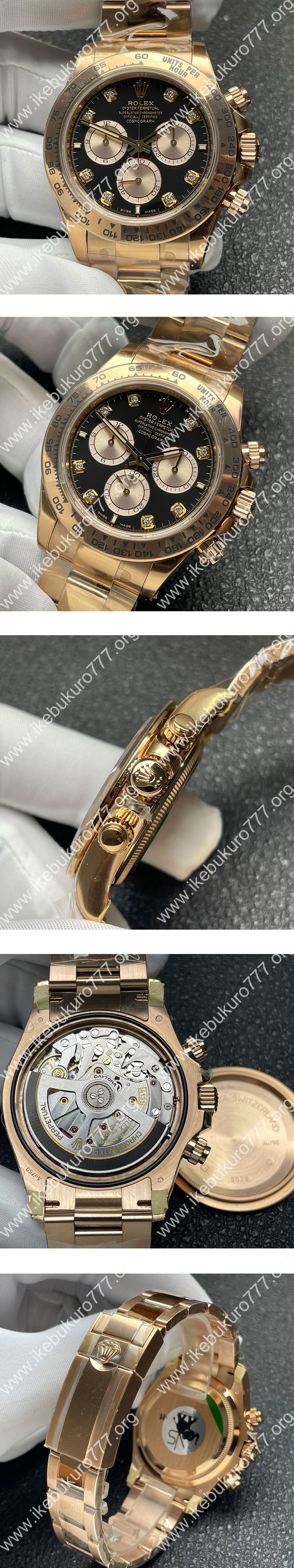 【VS製】ロレックス スーパーコピー コスモグラフデイトナ 126505 ブラック 4131搭載