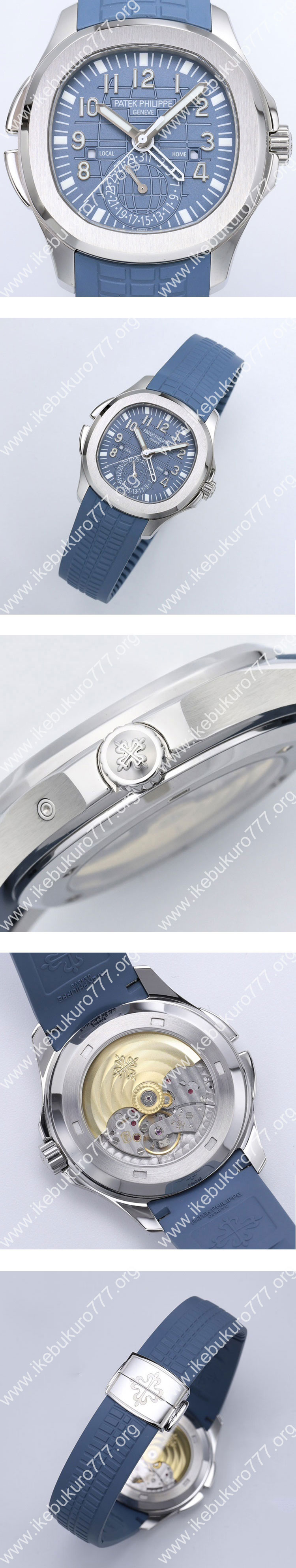 パテックフィリップコピー アクアノート・トラベルタイム 5164G-001 ブルーグレー(ZFメーカー製造)