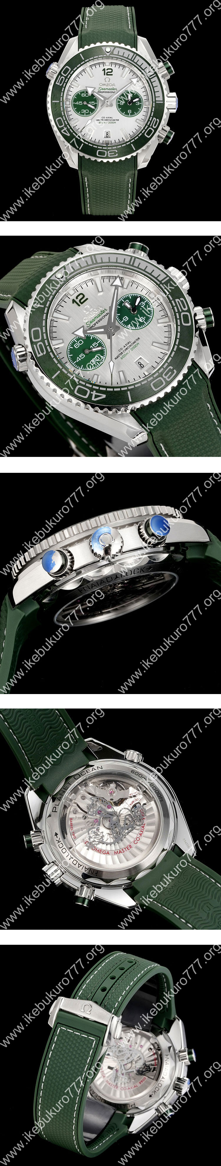 TVS製 オメガコピー シーマスター プラネットオーシャン600m コーアクシャル マスタークロノメーター クロノグラフ 215.32.46.51.06.001