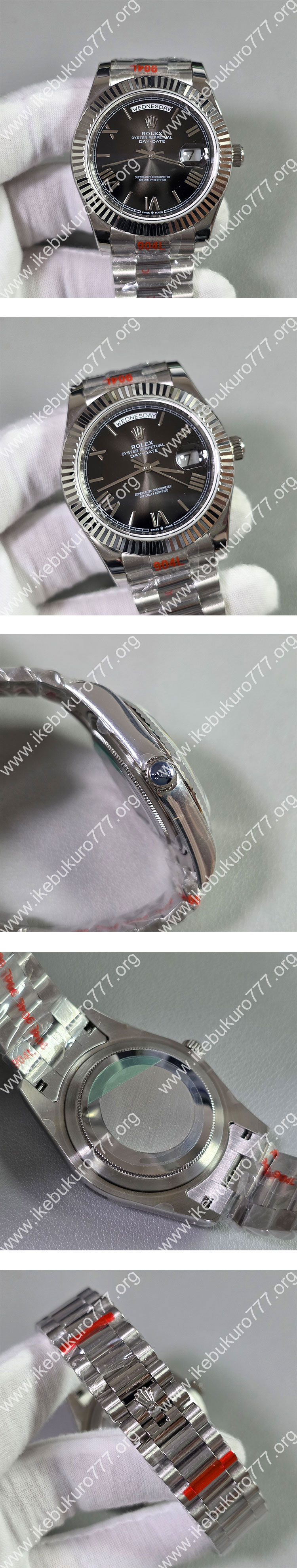 AA製造工場 ロレックスコピー デイデイト 228239 ブラック 注目のアイテム