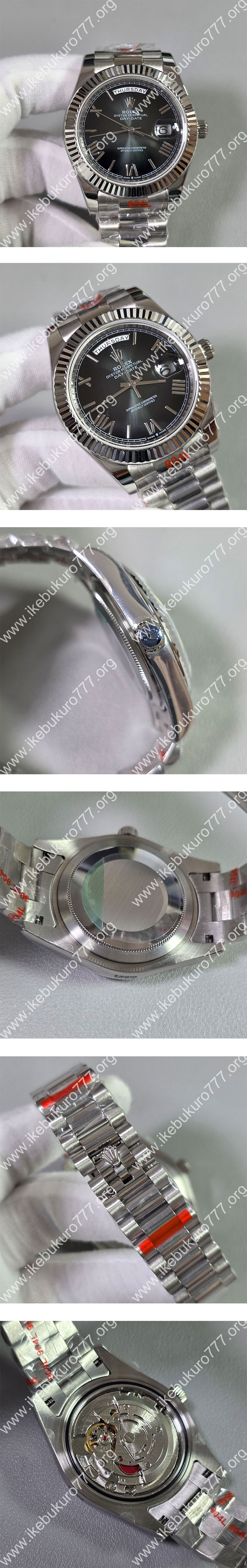 AA製造工場 ロレックスコピー  デイデイト 228239 グリーン 質感良好