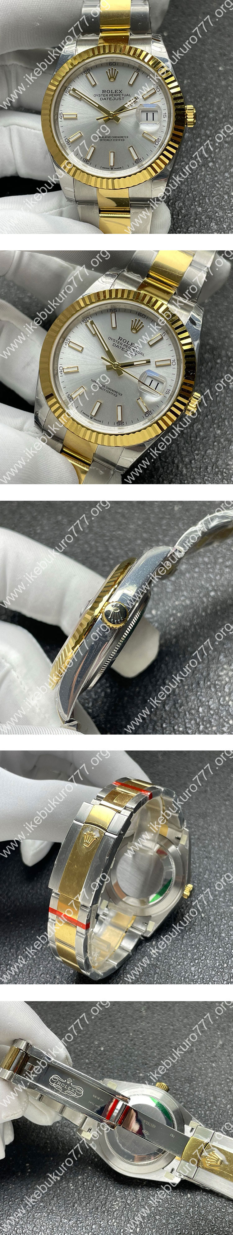 GM製 ロレックスコピー M126333-0001 デイトジャスト 41mm シルバー 3235搭載 紳士用腕時計