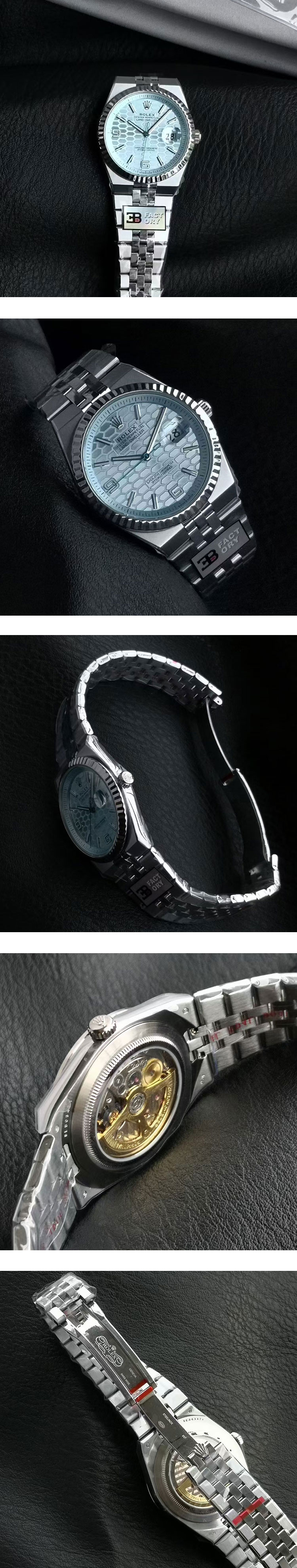 EB工場スーパーコピー時計 ロレックス M127336-0001 ランドドゥエラー 40mm アイスブルー 加重版