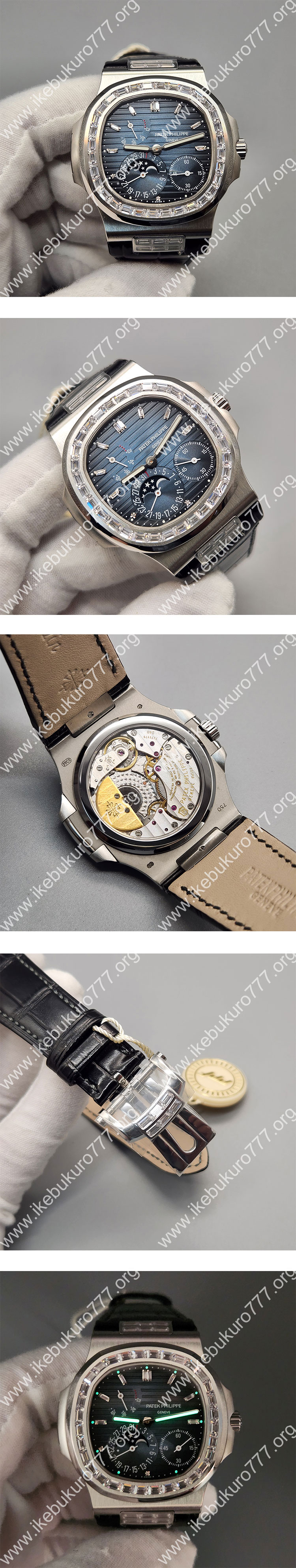 【 PPF製 機能面で完璧な復刻 】最強のパテック・フィリップコピー 5724G-001 ノーチラス 40mm ブルー