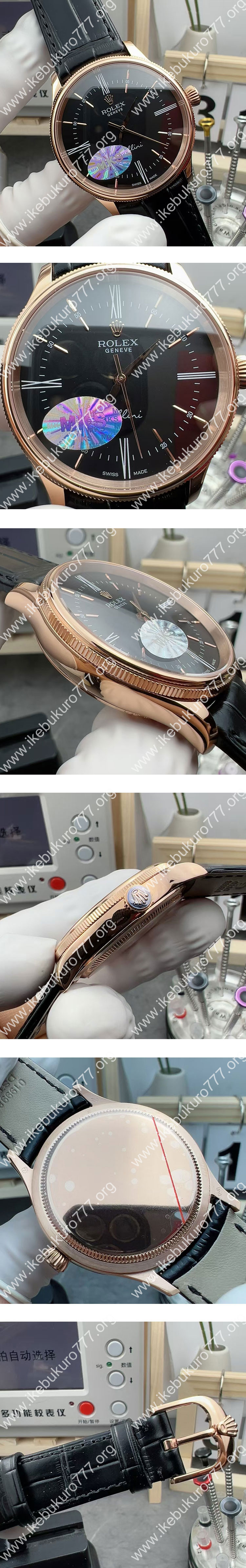 (MKSメーカー)ロレックス チェリーニ タイム M50505-0009 ブラック スーパーコピー時計