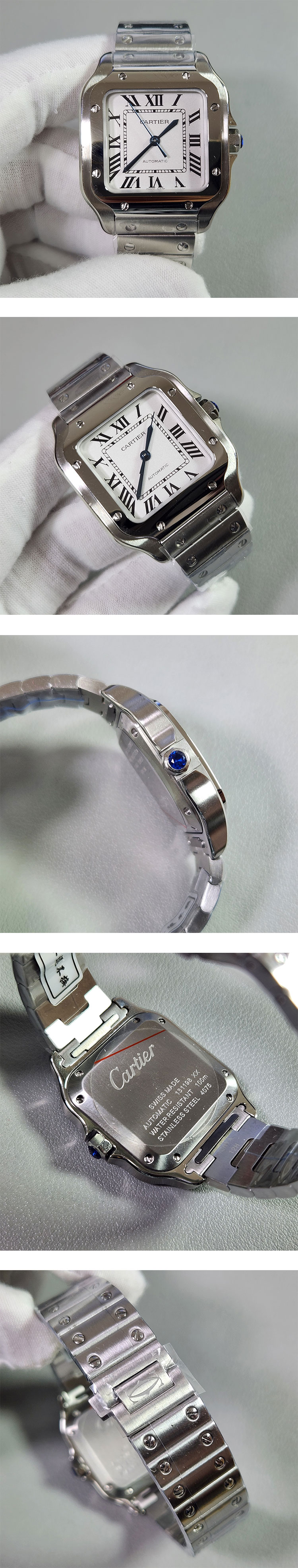 TW超大人気 カルティエスーパーコピー サントス ドゥ カルティエ MM WSSA0029