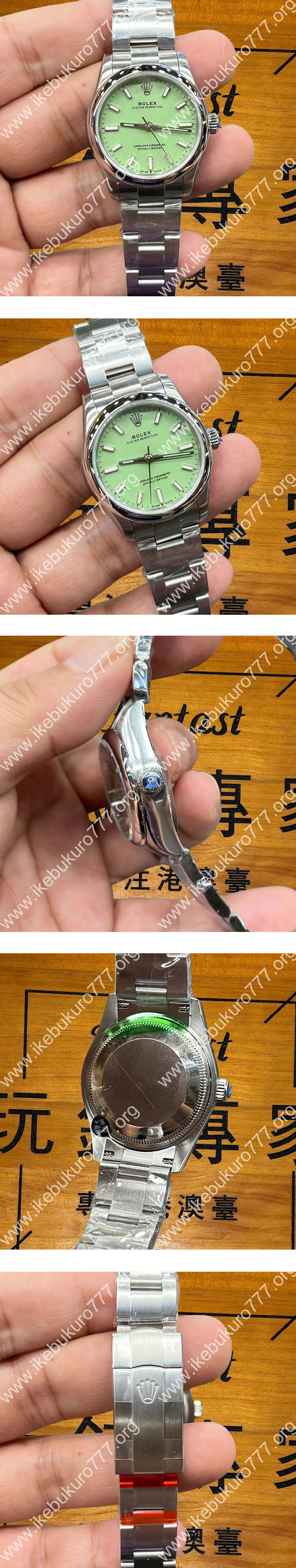 【GM製新作】ロレックスコピーn級 オイスターパーペチュアル 31 277200 ピスタチオ