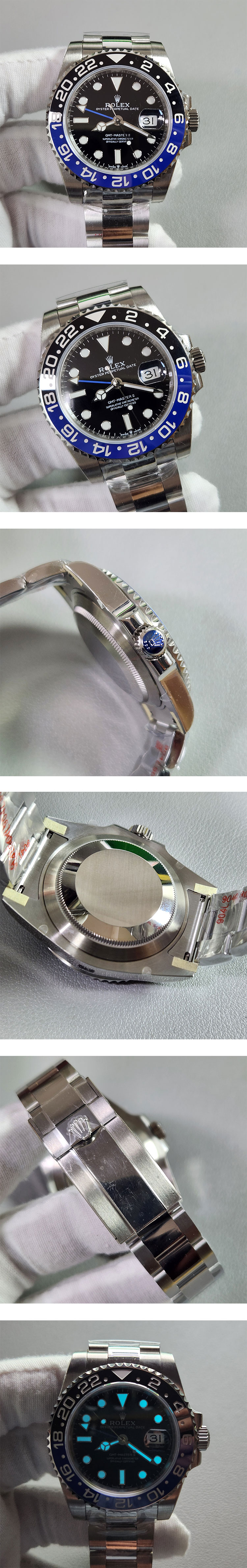 絶大なる人気を誇る ロレックスコピー M126710BLNR-0003 GMTマスター II ブラック 40mm