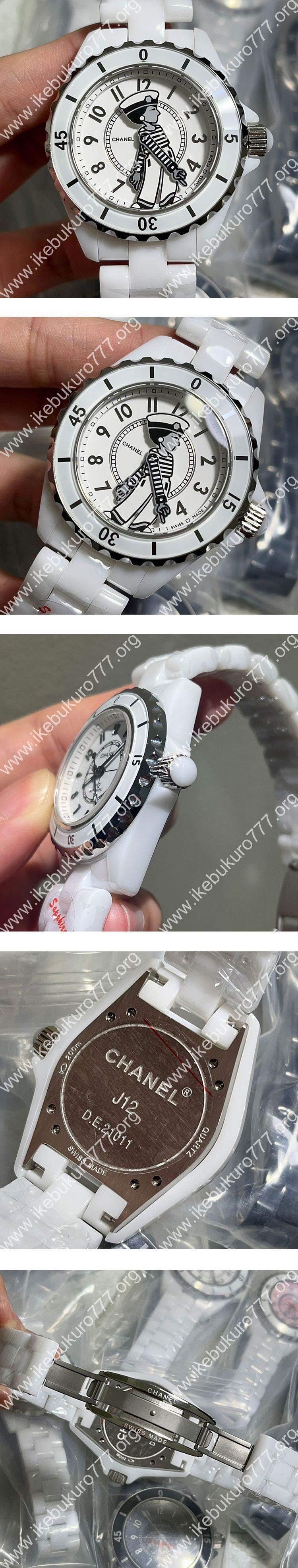 5A工場 シャネル J12 マドモアゼル ラ パウザ ホワイト H7481 おすすめブランド