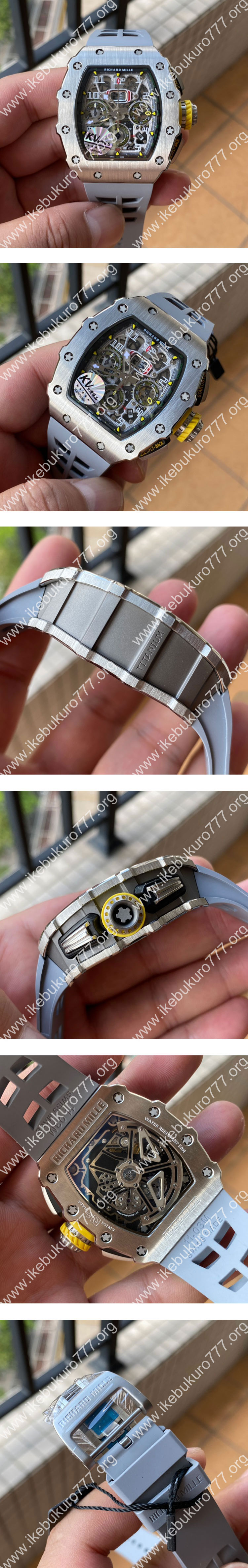 (KV製造工場)新作時計 リシャールミルコピー オートマティック フライバック クロノグラフ RM11-03TI