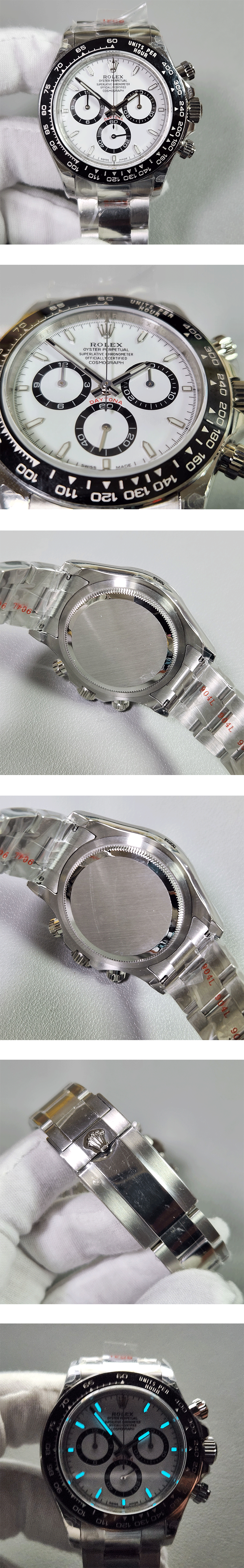 【GM製 ホワイト】 資産性の高いモデル M126500LN-0001 コスモグラフ デイトナ 40mm 4131搭載 クラシックモデル