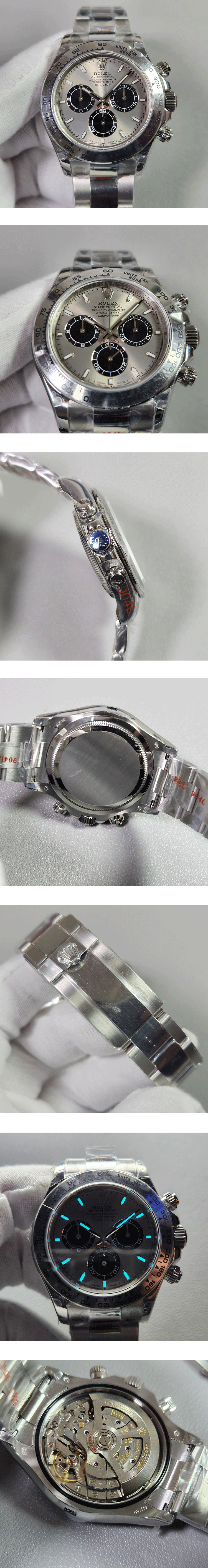 GM製 ロレックスコピー  M126509-0003 コスモグラフ デイトナ 40mm シルバー 紳士腕時計