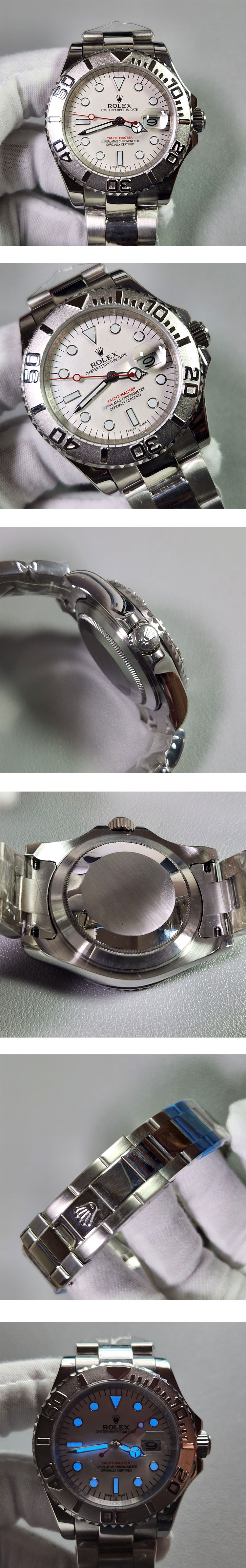 楽しい買い物 ROLEX 16622 ヨットマスター Asian 21600振動 ムーブメント搭載！自動巻き カレンダー スーパールミナンス
