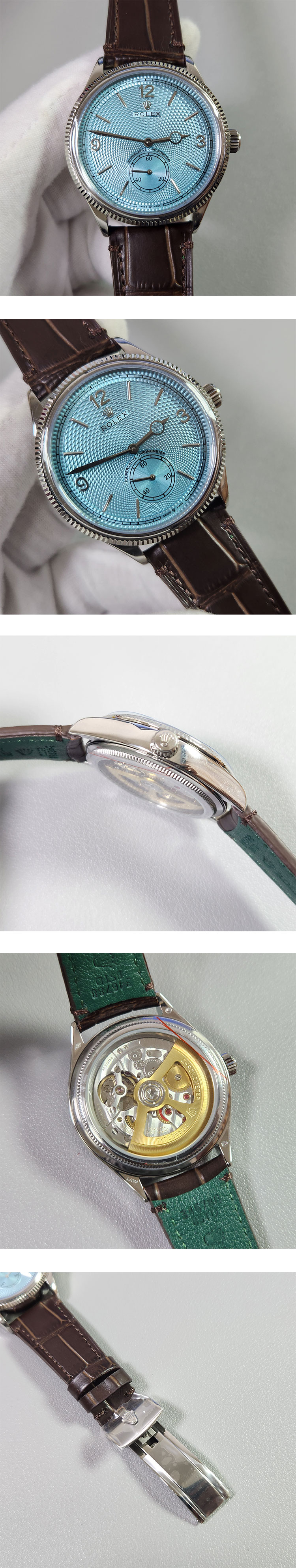 【TW製】ロレックスコピー M52506-0002 パーペチュアル1908 アイスブルー 39mm 2025新規登場