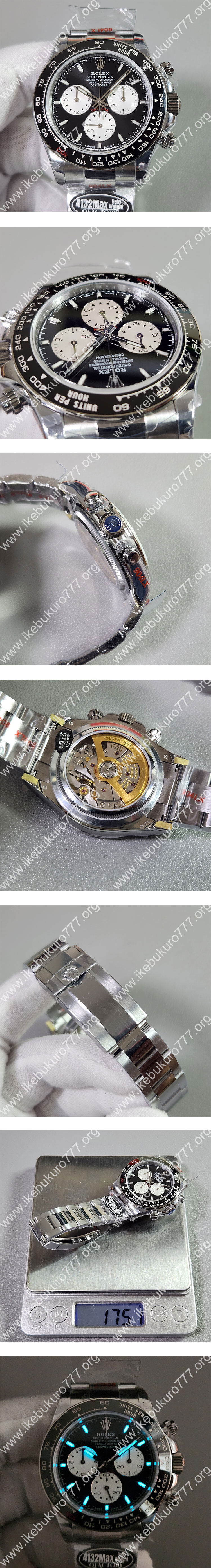 【24時間ストップウォッチ機能付きQF製加重版】ロレックスコピーM126529LN-0001 コスモグラフデイトナ 40mm ブラック×シルバー 4131搭載 シークレットモデル
