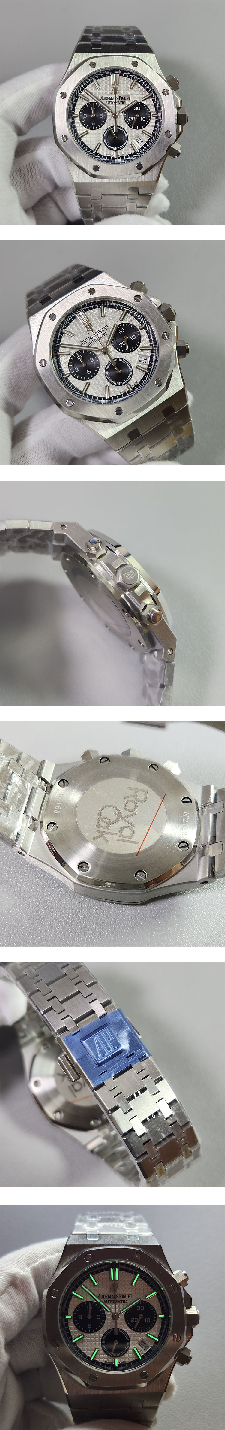 クオリティ安心オーデマピゲ ロイヤルオーク42mmグレーダイヤル904SS
