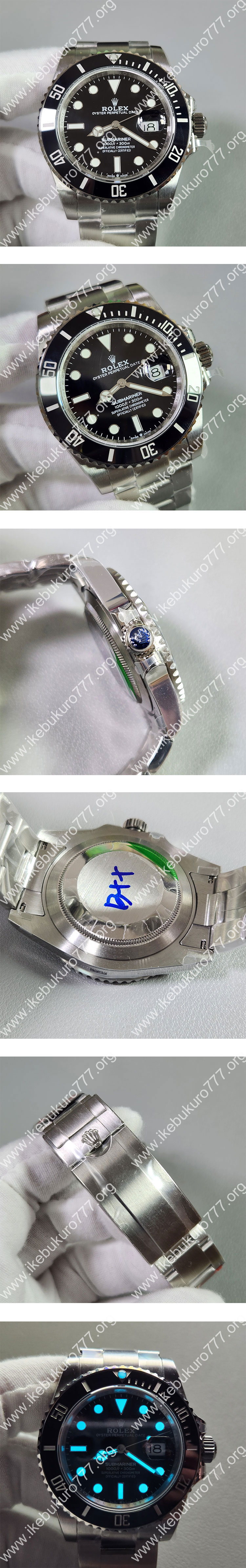 GM製ロレックスコピー 126610LN サブマリーナー デイト41mm 黒文字盤 最安値挑戦