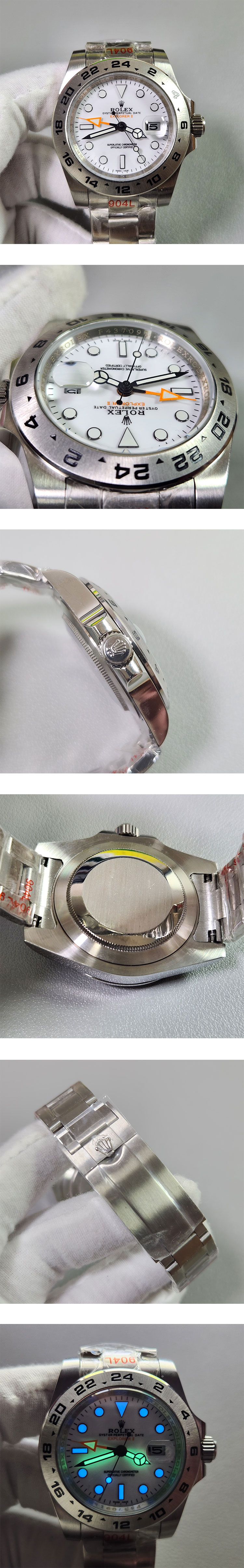 ロレックススーパーコピー時計 お気に入り エクスプローラー II 216570 ホワイト