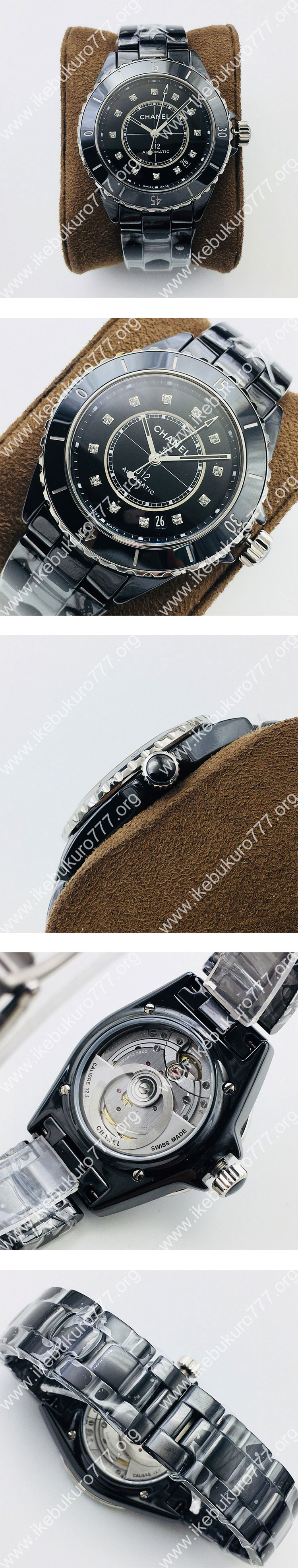 【BV製】シャネル J12 H5702 ブラック セラミック 38mm 質感良好