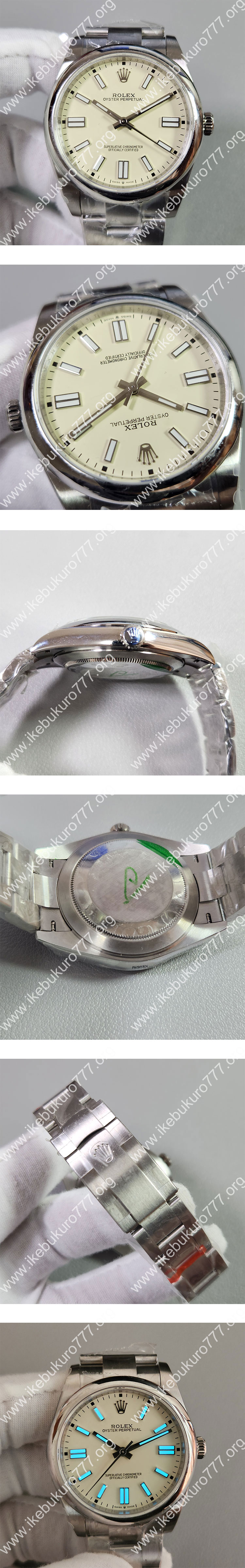 2025人気ロレックス 134300-0007 オイスターパーペチュアル 41mm ベージュ GM製スーパーコピー
