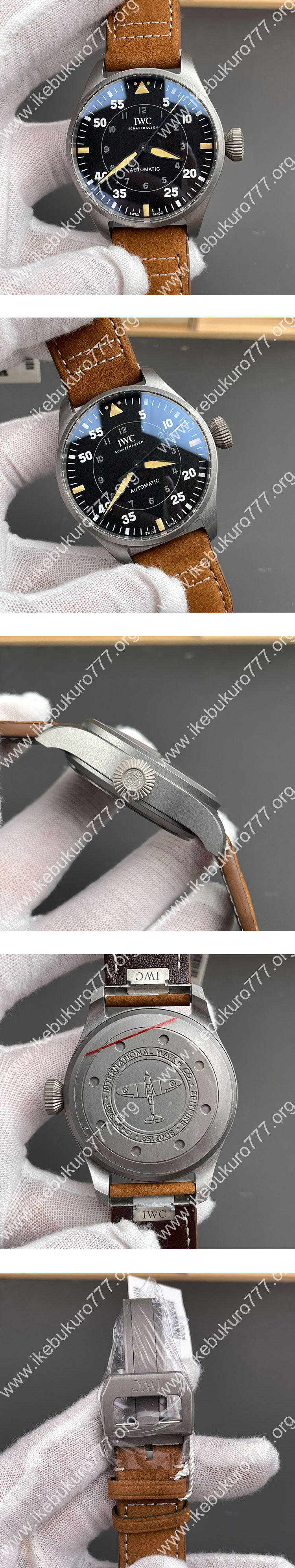 M+製工場 IWCコピー ビッグパイロットウォッチ 43 スピットファイヤー IW329701 ブラック