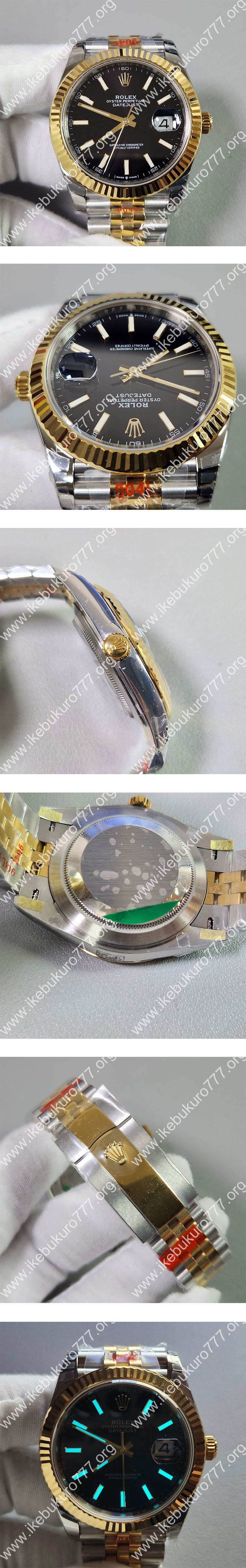 【XT製 最安値】ロレックスコピー デイトジャスト 41mm 126333 ブラック 人気がある
