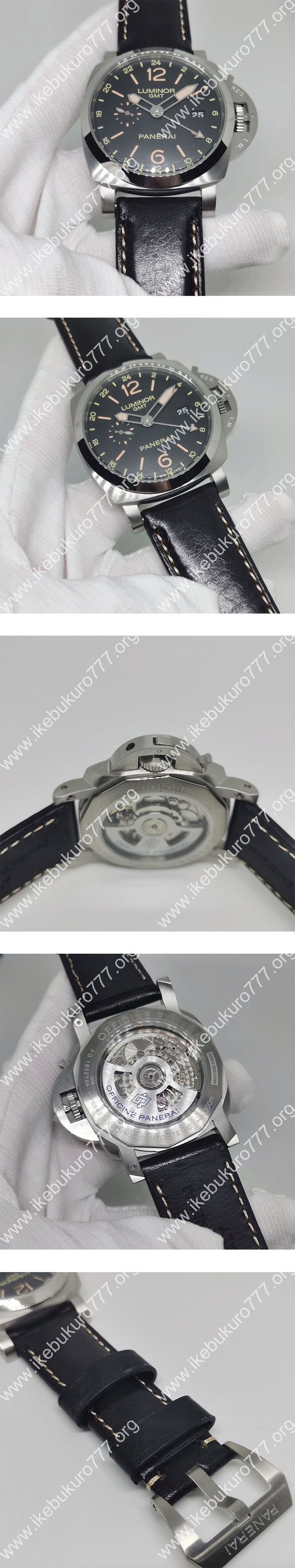 TT製 オフィチーネ パネライ ルミノール 1950 3DAYS GMT オートマティック アッチャイオ PAM00531 紳士腕時計
