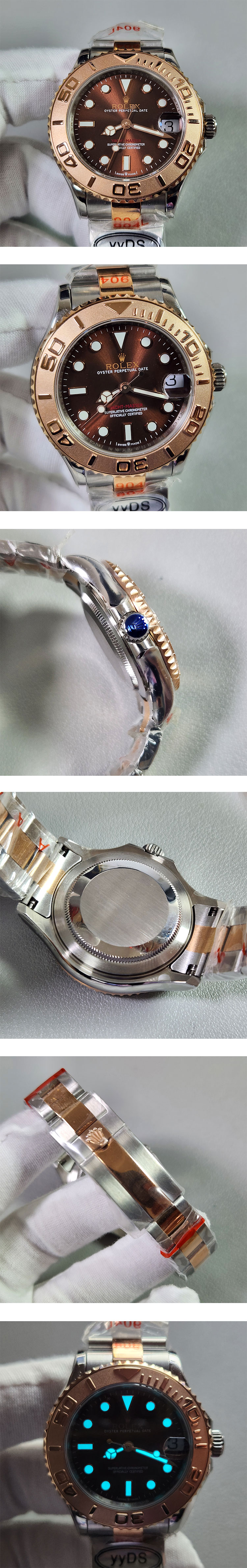 レプリカ通販ロレックス ヨットマスター 37 mm、M268621-0003、2836ムーブメント搭載！