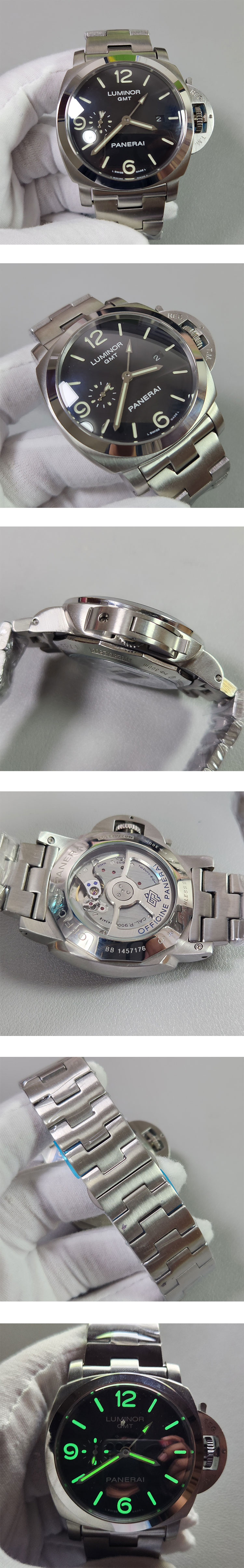 高精度 PANERAI LUMINOR マリーナ PAM00352 Asian 7750搭載 Automatic カレンダー ブラック文字盤
