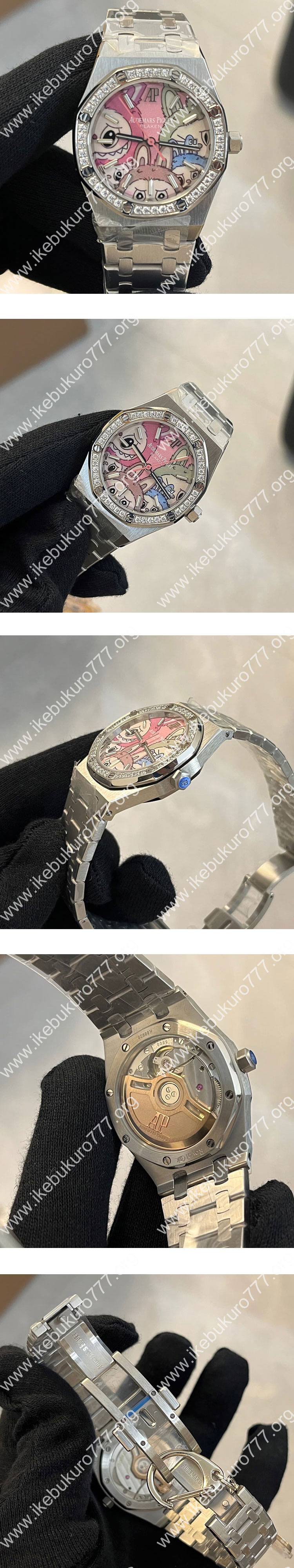 【 Lady Labubu Dial Best Replica】オーデマ ピゲコピー ロイヤル オーク オートマティック 34mm ベゼルダイヤ OMF製