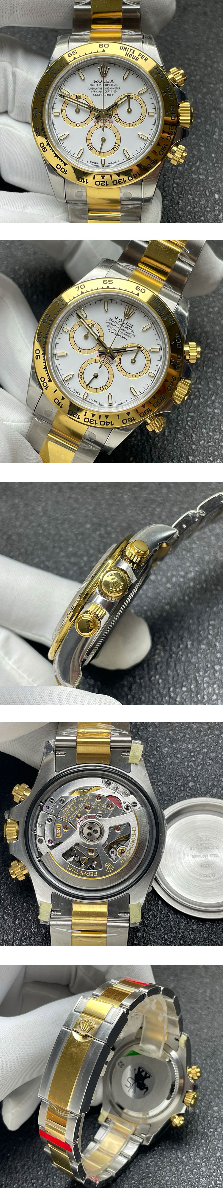 【VS工場 加重版】ロレックスコピー M126503-0001スモグラフ デイトナ 40mm ホワイト 4131搭載 重量164g