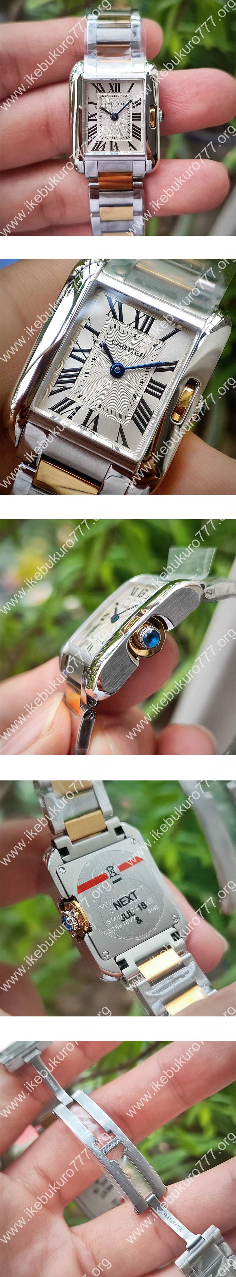 【8848工場製】 カルティエコピー タンク アングレーズ SM W5310019 レディース