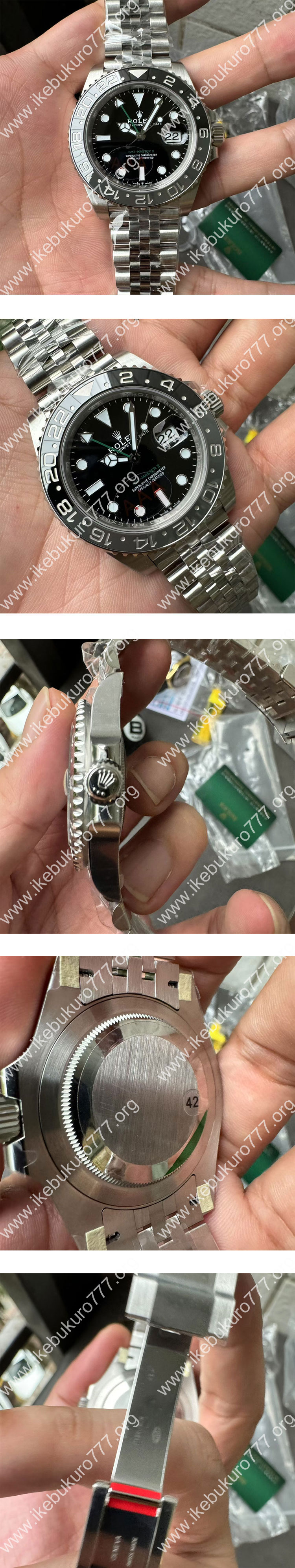 【VS製】ロレックスコピー GMTマスター II 126710GRNR ジュビリーブレスレット 目玉商品