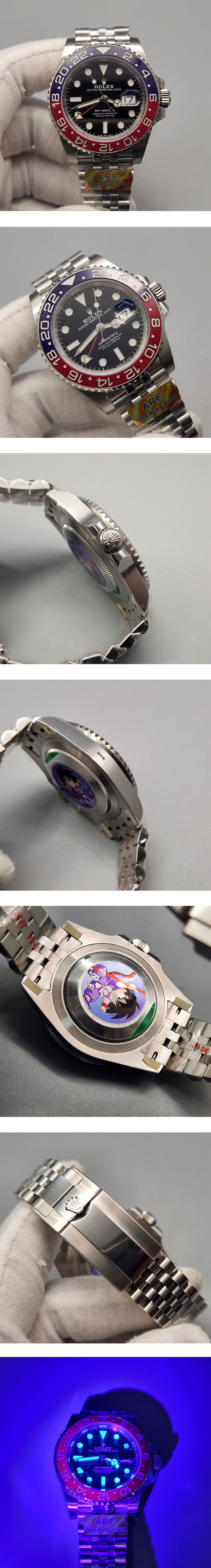 ARF工場最高のロレックスコピーM126710BLRO-0002 GMTマスター Ⅱ 40mm 3285ムーブメント！最高精密