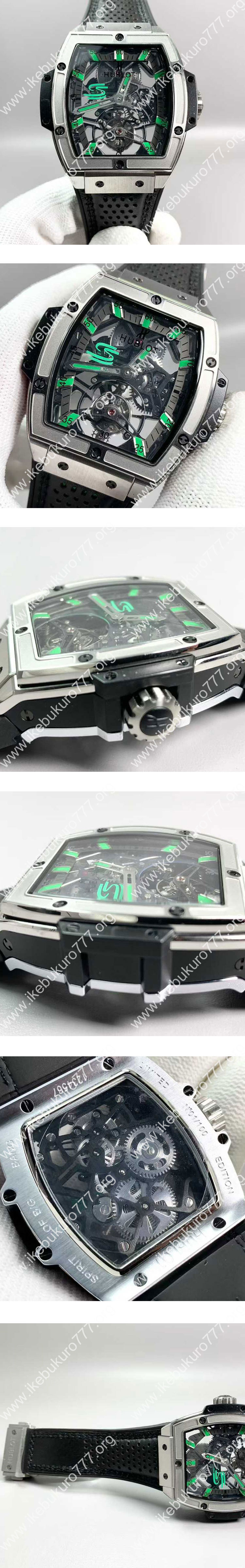 【JB製 レプリカ時計通販】 ウブロコピー トゥールビヨン バイ-アクシス レトログラード 906.NX.0129.VR.AES13