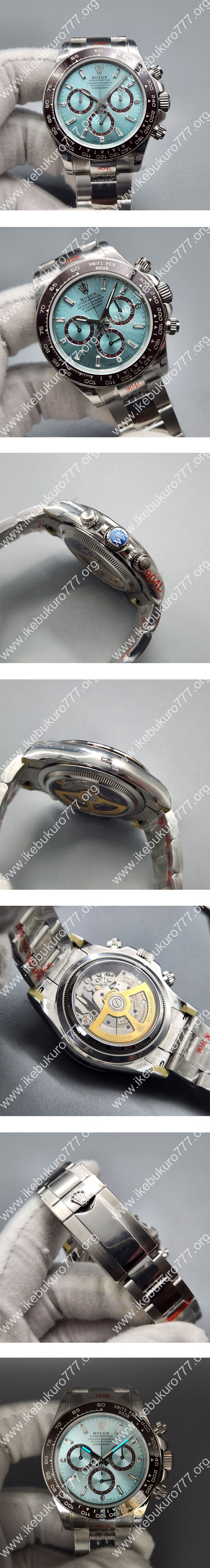 GM最高精密 ロレックスコピー時計 コスモグラフ デイトナ 40mm アイスブルー 126506A キャリバー4131 超大人気