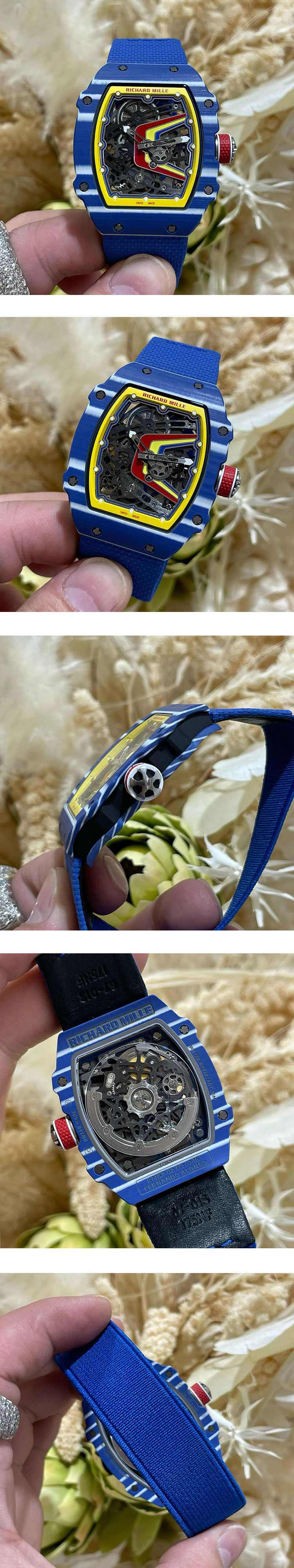 AV工場 最強のリシャール・ミルコピー RM 67-02フェルナンド・アロンソ プロトタイプ 出品時追跡番号