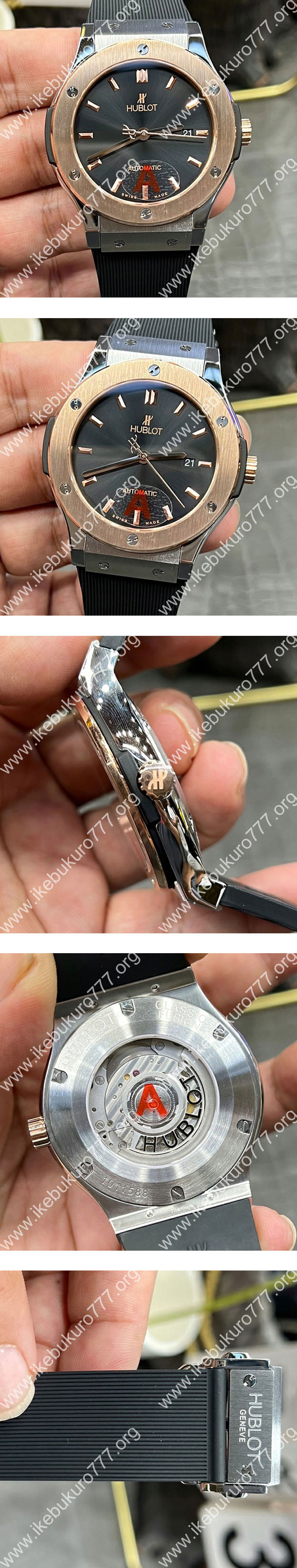 HB工場製 ウブロコピー クラシック フュージョン チタニウム キングゴールド 42mm 542.NO.1181.RX