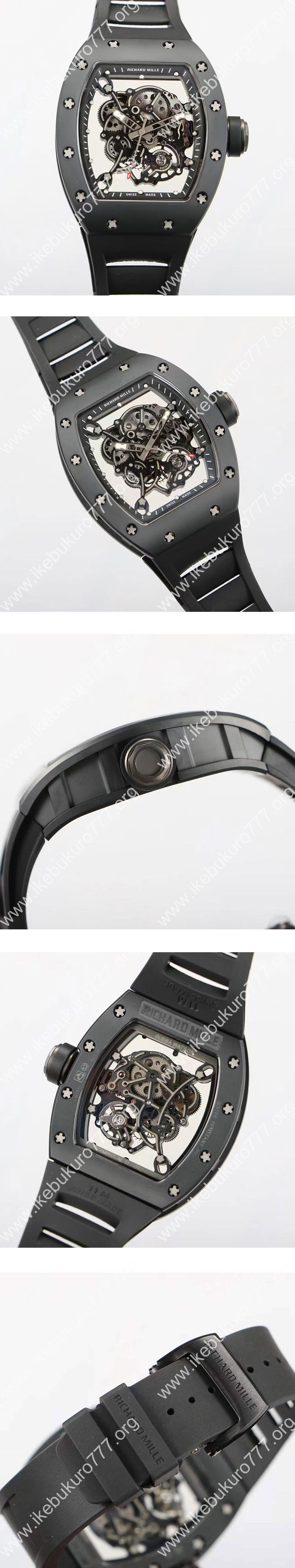 RM製高品質 リシャール·ミルコピー RM055 バッバ ワトソン 佐川急便