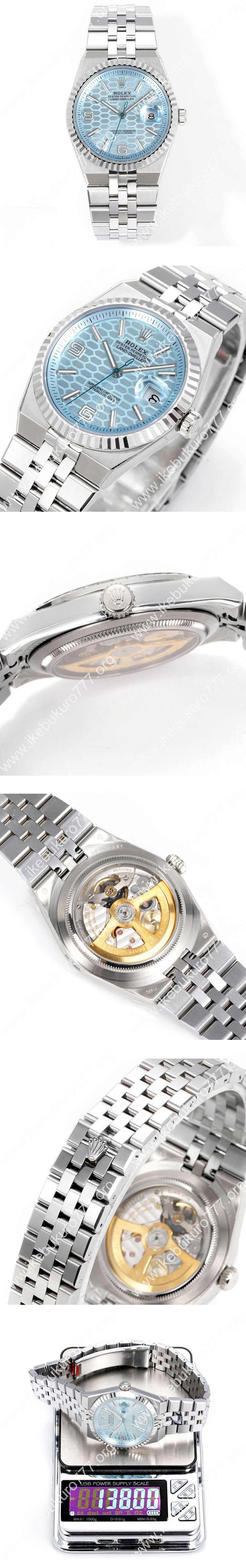 EB工場ロレックススーパーコピー  ランドドゥエラー127236-0001 アイスブルー 加重版